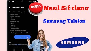 Samsung Telefon (2024) Fabrika Ayarlarına Nasıl Sıfırlanır? Samsung telefona sert sıfırlama
