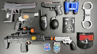 Police Toy Guns and Mask with Cop Equipments / Clamp, Binoculars, Grenade screenshot 2