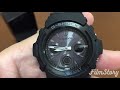 [カシオ] 腕時計 ジーショック BLACK/BLUE ブラック/ブルーシリーズ 世界6局対応電波ソーラーウォッチ AWG-M100BC-1AJF ブラック