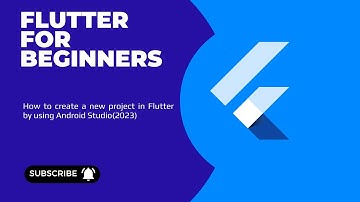 How to create a new project in Flutter by using Android Studio(2023)