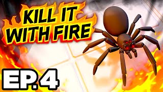💐 🕷 🌼 GARDEN OF EVIL! NEW SHURIKEN & TRIMMER WEAPONS! - Kill It With Fire Ep.4 (Gameplay Let's Play)