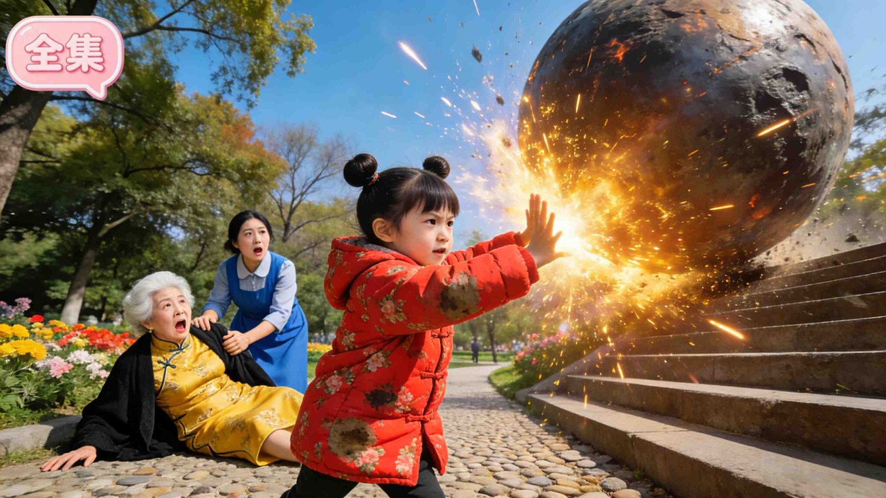 人人嫌棄的鄉下女孩卻天生神力！徒手攔下隕石拯救路邊老人！誰料老人竟是隱藏身份的千億首富！下秒收養她做唯一掌上明珠寵上天！#短劇 #drama #萌寶 #chinesedrama