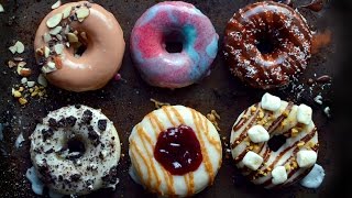 6 Vegan Donuts -  Baked & Frosted