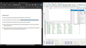 DBMS Question Set 23