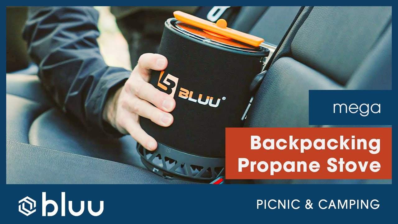 Bluu Backpacking Propane Stove - mega - YouTube