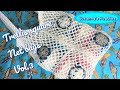 ネット編み夏バッグかぎ針レース3日本語&English フラワースクエア コットン糸 Crochet tutorial Flower Square Net Bags スザンナのホビー