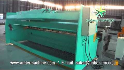 Gabion mesh straightening machine and cutting machine