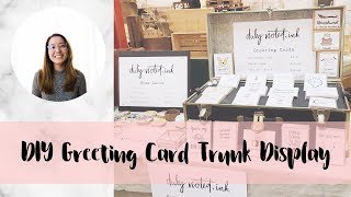 Hey everyone! i was part of a handmade show last weekend, and wanted
to share you trunk diy that made display greeting cards! learned love
...