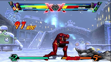 UMVC3 Basic Iron Man Combos (Includes Notations)
