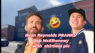 Ryan Reynolds Birthday Surprise to Rob McElhenney as Wrexham FC gain promotion to league 1