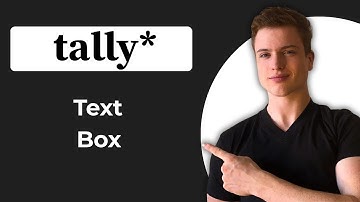 How To Add Text Box In Tally Forms (Full Guide)