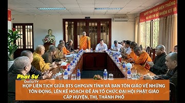Kiên Giang: Họp liên tịch giữa Ban Trị sự GHPGVN tỉnh và Ban Tôn giáo