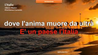 Video thumbnail of "L'Italia...Marco Masini "Karaoke""