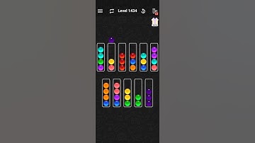 Level 1434 - Color Ball Sort Solution
