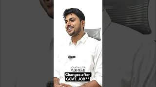 How much changes can a government job bring in your life?😯😯 #shorts #governmentjob