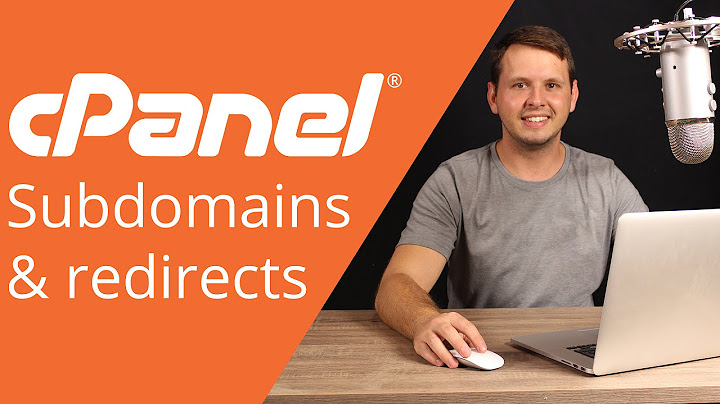 cPanel beginner tutorial 7 - subdomains and redirects