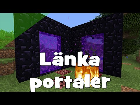 Hur man länkar netherportaler i minecraft!