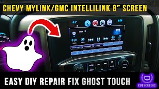 How to DIY fix Chevy GMC 8" Sierra Silverado Yukon Tahoe Suburban Ghost Random Touch Screen Issues