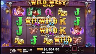 Wild West Gold Slot Massive Win Bonus - $60 BET screenshot 4