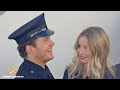 Chris Pratt and Annabelle Wallis film scene for thriller Mercy