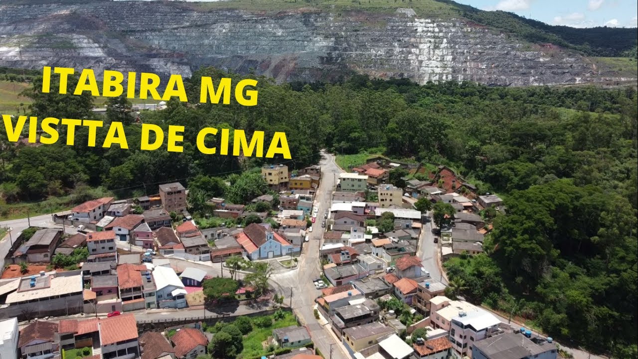 VOCÊ IMAGINA A Vista pelo Drone DJI Itabira Minas Gerais de cima!