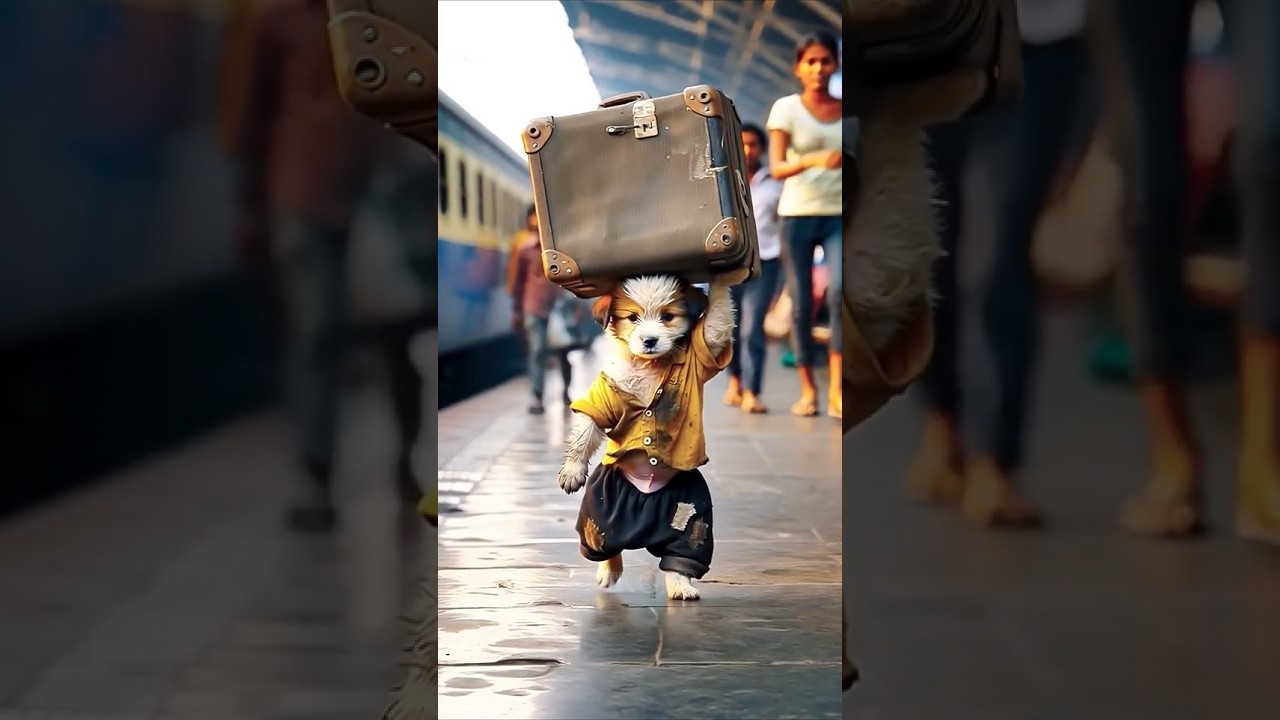 the poor puppy🐶🐶🐶