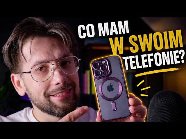 Co mam w swoim telefonie? | Apple iPhone 14 PRO | żucie gumy | ASMR po polsku