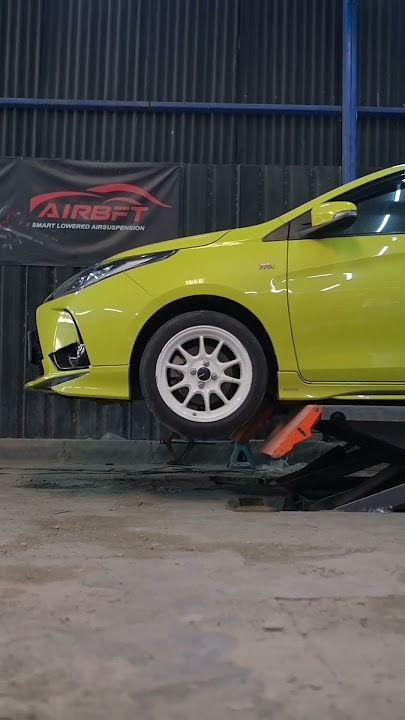 Mobil Toyota Yaris Pasang Airsuspensi ? #airbft #airsuspensi #airsuspension