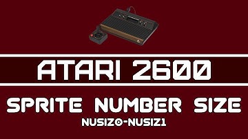 Atari 2600 Programming - Video 11: Sprite Number Size NUSIZ0/NUSIZ1