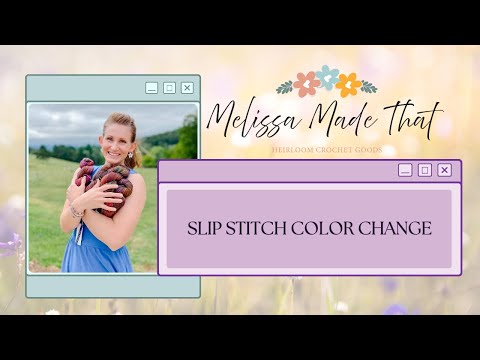 How to Slip Stitch Color Change (SSCC) | Easy Crochet Tutorial