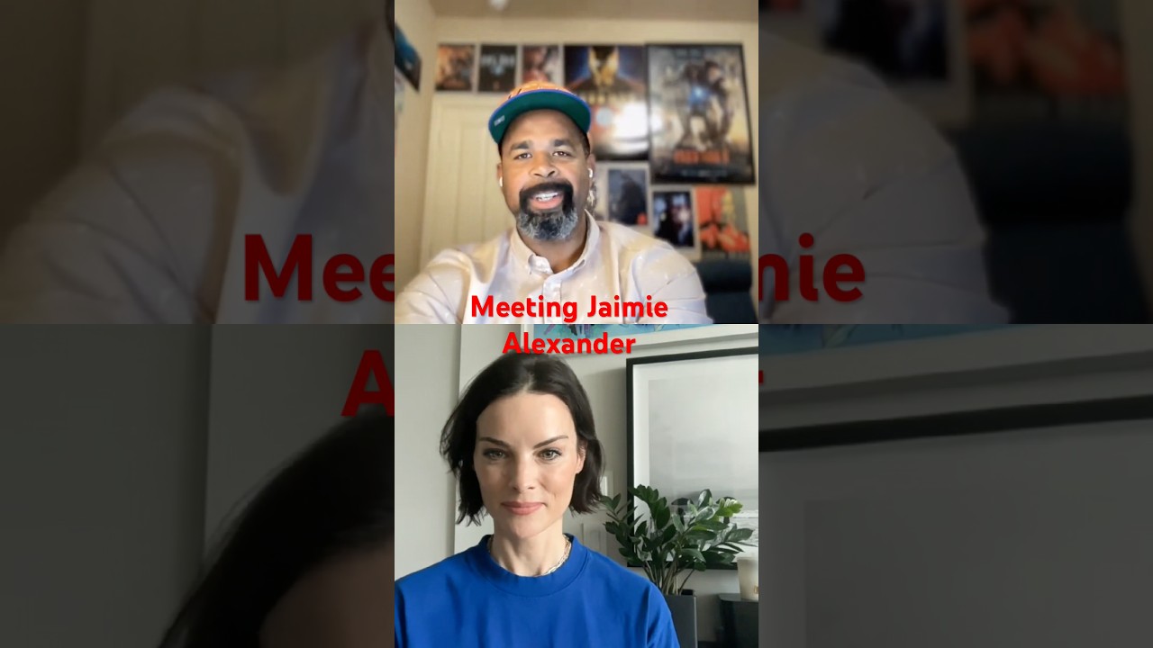 Meeting Marvel actress Jaimie Alexander! #marvel #thor #ladysif