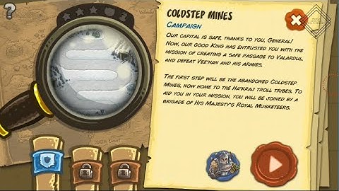 Kingdom Rush - Coldstep Mines (Level 7) Campaign Hard/Veteran Difficulty Walkthrough