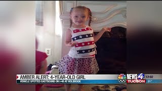 AMBER Alert issued for WV girl, suspect vehicle spotted in AZ