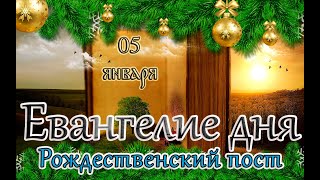 Евангелие и Святые дня. Апостольские чтения. Седмица 31-я по Пятидесятнице. (05.01.24)