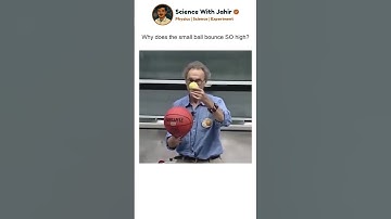 Why Does the Small Ball Bounce So High? | Physics Experiment Explained! #physics #science