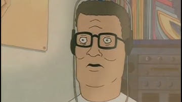 HANK HILL LISTENS TO "HUNK MUSIC"