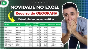 Como Usar o Novo Recurso de Geografia No Excel | Dados Geográficos
