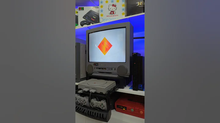 Official PS1 TV from Japan 🇯🇵 The KV-21SP1 #ps1 #playstation #sony #crt #retrogaming #shorts