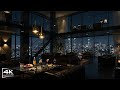[4K] New York Jazz Lounge 🍷 Velvety Bar Classics for Deep Focus, Relaxation & Late-Night Calm