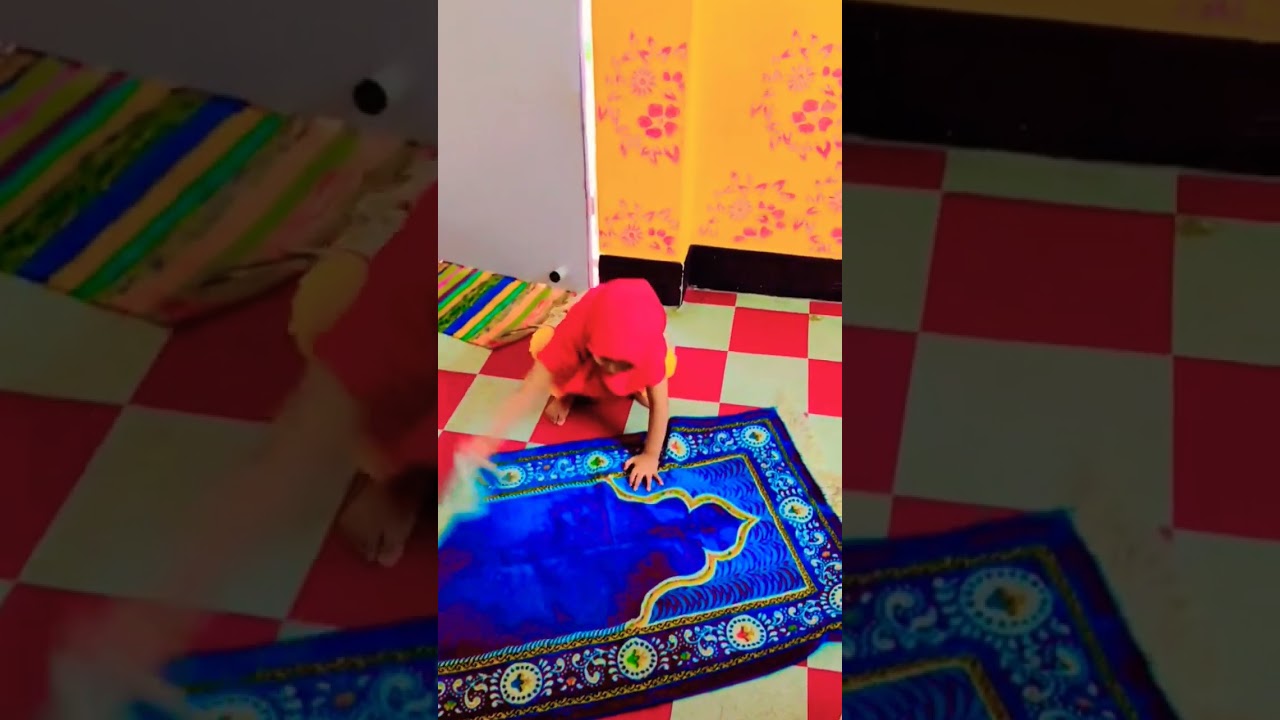 Cute baby namaz routine 