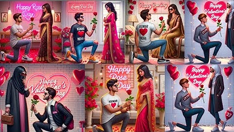 Create 3D Ai Couple Propose image2024| Couple propose ai photo editing bing image creator skAI photo