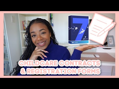 How To Make Day Care Registration Forms & Child Care Contracts