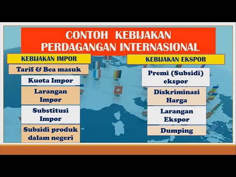 Video: Apa Itu Kebijakan Perdagangan