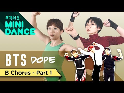 BTS "DOPE" 쩔어 [B Chorus - 1] Dance Tutorial (Mirrored)