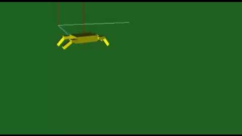Walking quadruped : genetically evolved neural network