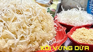 XÔI VỪNG DỪA HÀ NỘI, thơm ngon dẻo mềm với nồi INSTANT POT