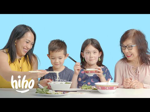 Kids Try: Mom vs. Grandma Cook Off | HiHo Kids