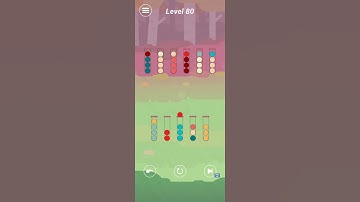 Ball Sort Puzzle Hard Level 80 gameplay (iOS Android)