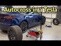Autocross in a Tesla Model 3 Performance
