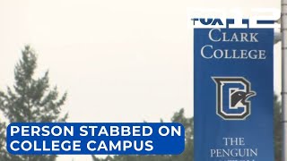 Person stabbed outside art gallery on Clark College campus; lockdown lifted